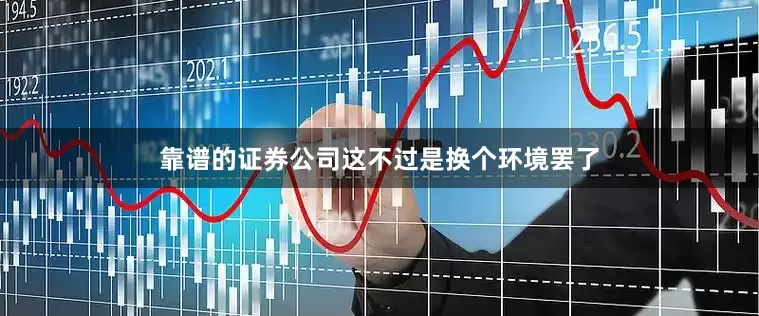 靠谱的证券公司这不过是换个环境罢了