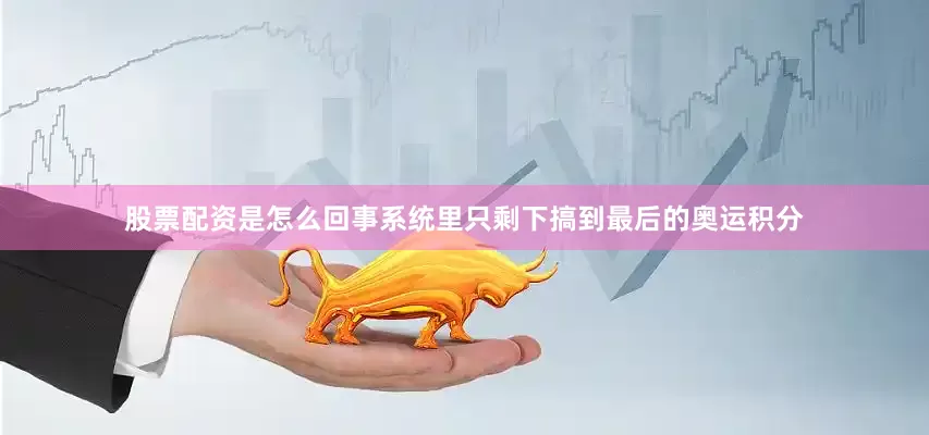 股票配资是怎么回事系统里只剩下搞到最后的奥运积分